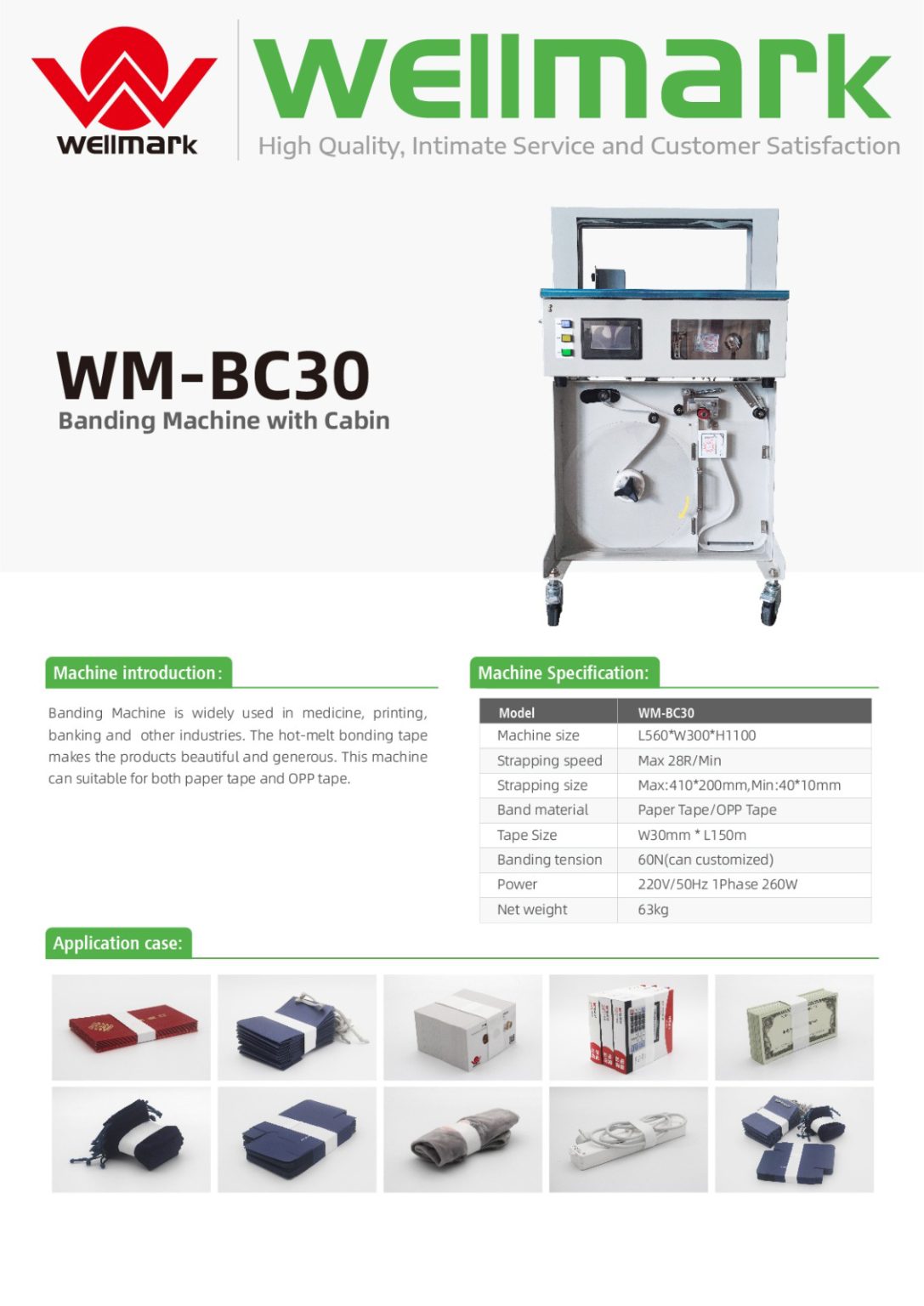 Mesin Bundling Wellmark WM-BC30 - PT. Maraka Tiga Solusi