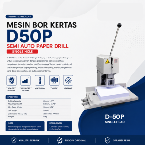 Mesin Bor Kertas D50P Sysform Taiwan